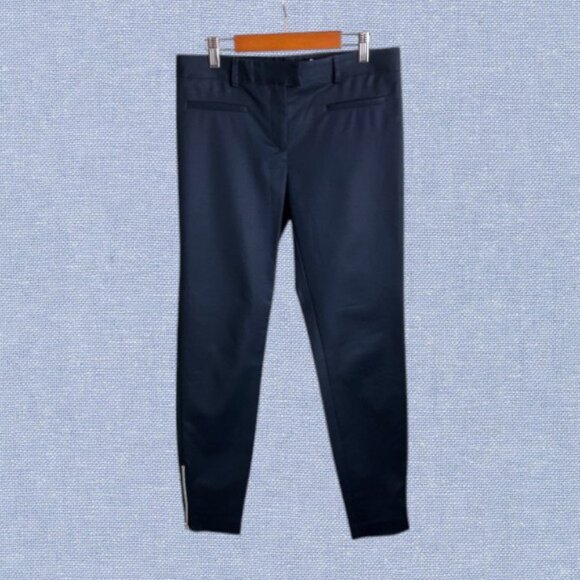 Veronica Beard Skinny Leg Pants Size 4 in Navy Blue - Picture 1 of 13
